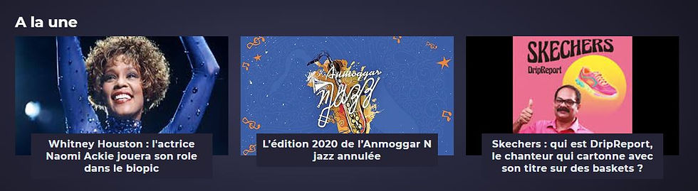 La rubrique Actus
