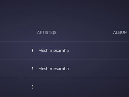 La rubrique Titres sur Zikplay