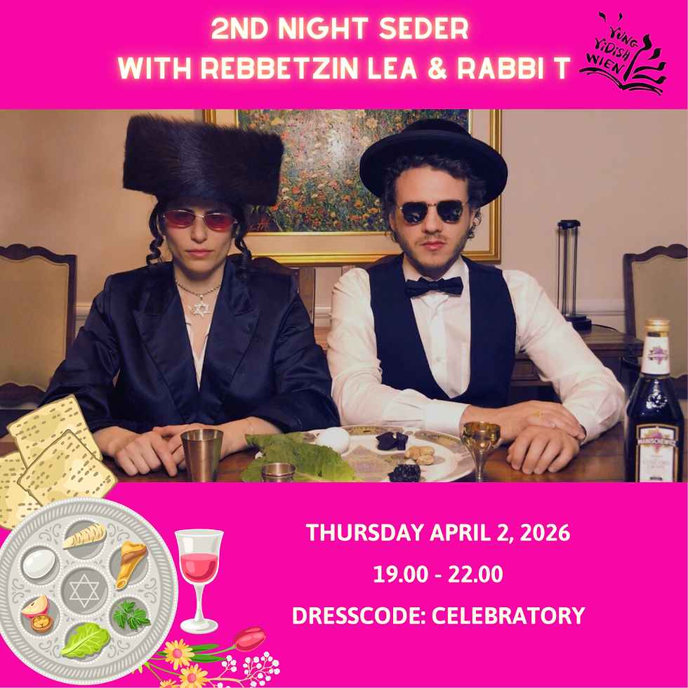 YYW Second Seder with Rebbetzin Lea and Rabbi T