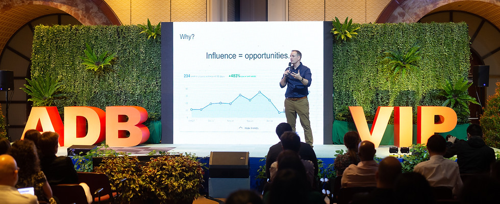Neal Moore Host ADB Innovation Fair Manila 2