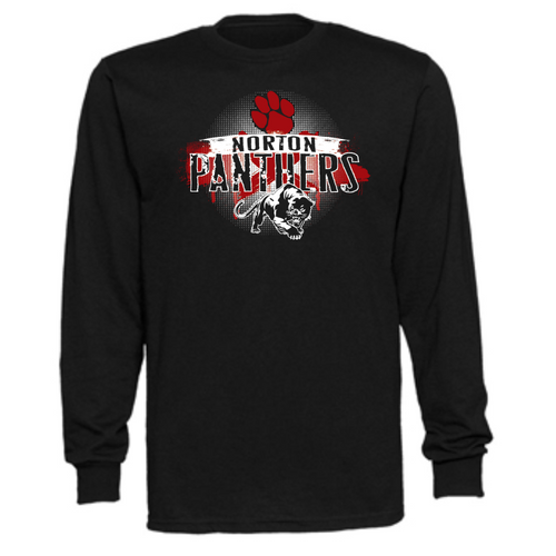 Norton Panthers General Logo #1 Unisex Long Sleeve T-Shirt | gameday