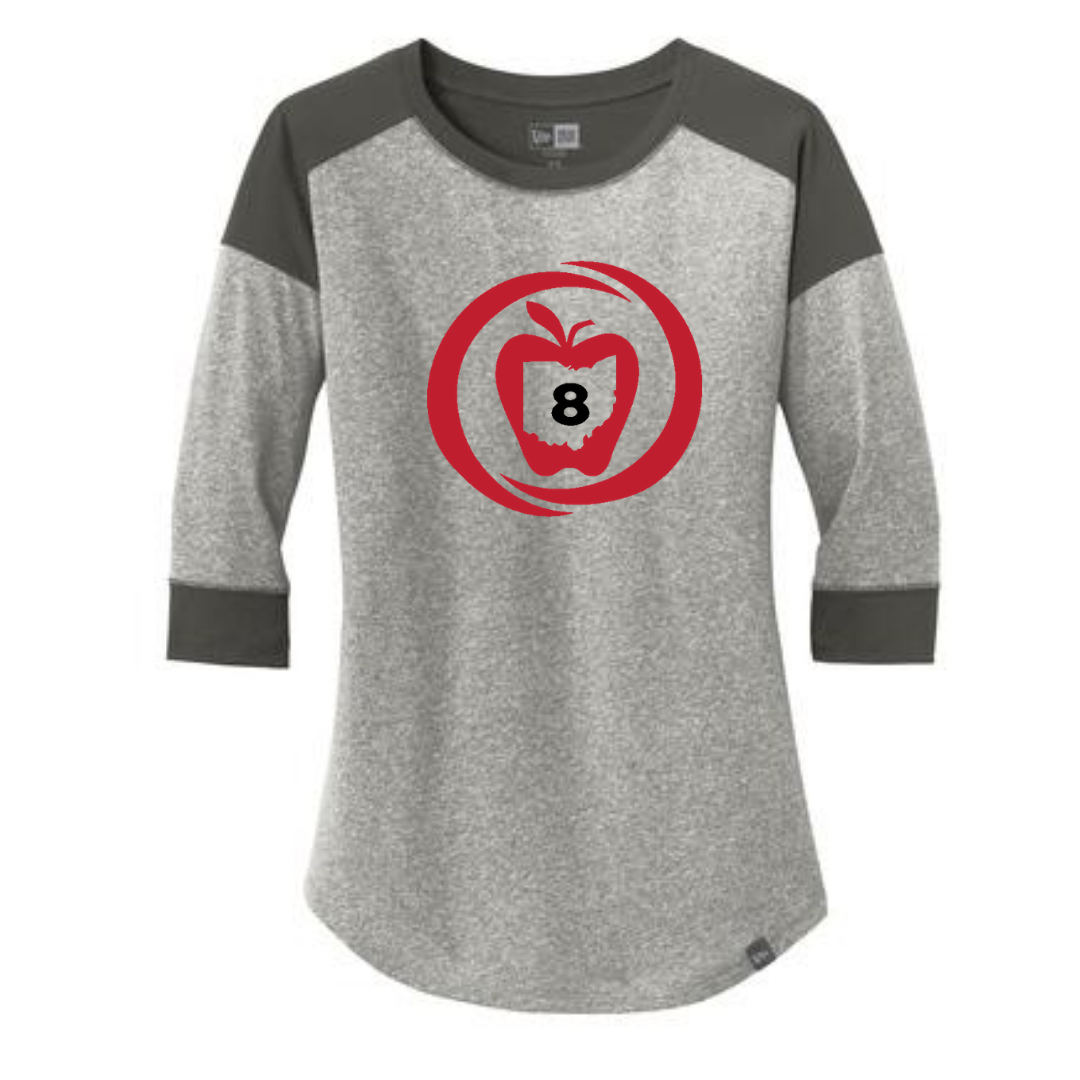 SST8 Icon Full Front Ladies Baseball Tee