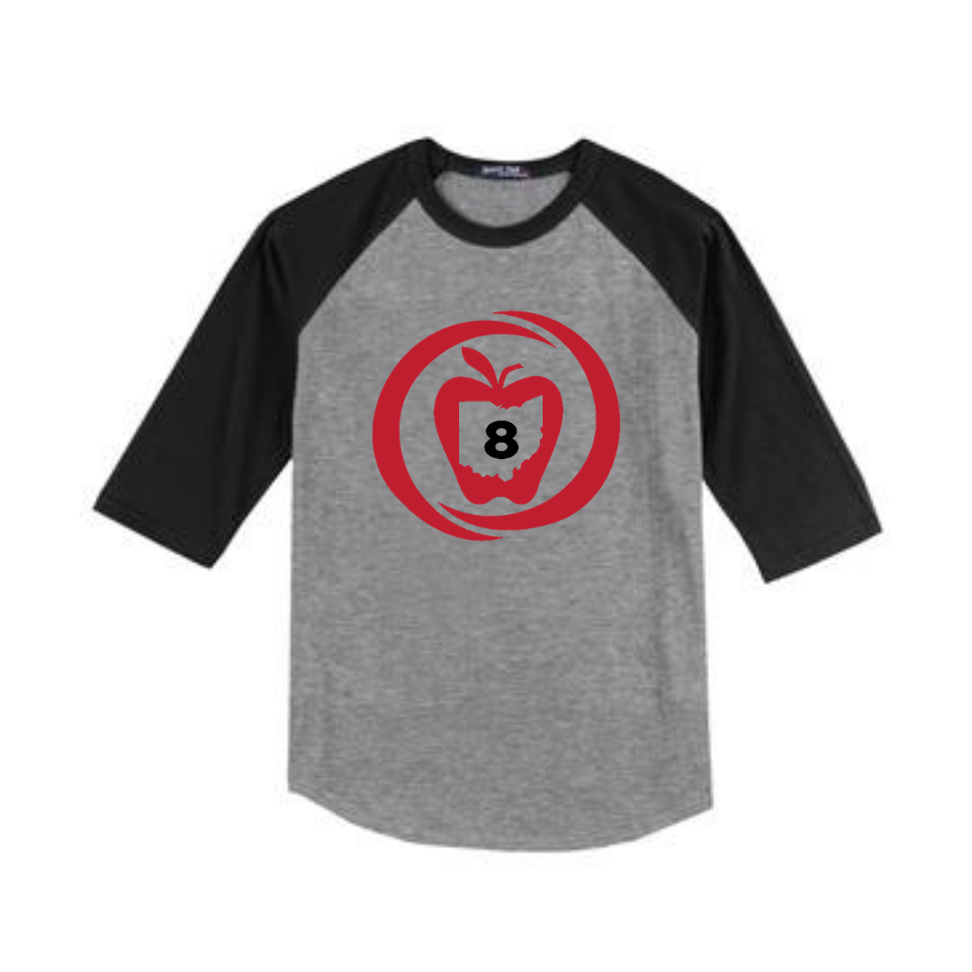 SST8 Icon Full Front Baseball Tee