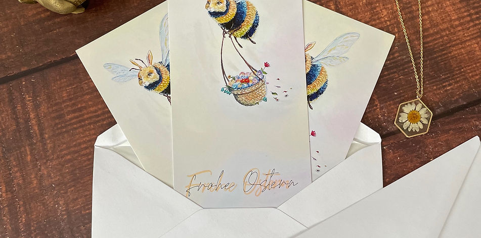 Bumblebunny Osterkarten