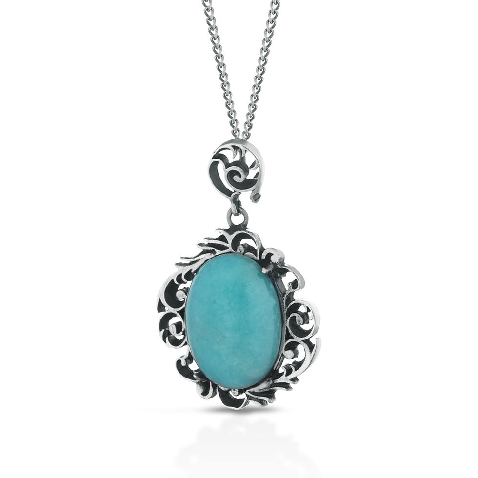 Miniatura: Collana in argento 925 con pietra naturale - Art 2068