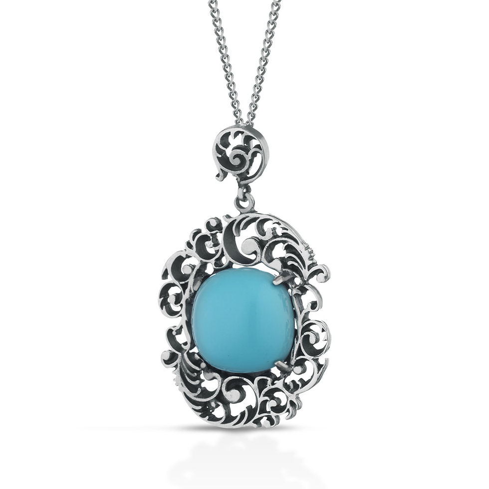 Miniatura: Collana in argento 925 con pietra naturale - Art 2065