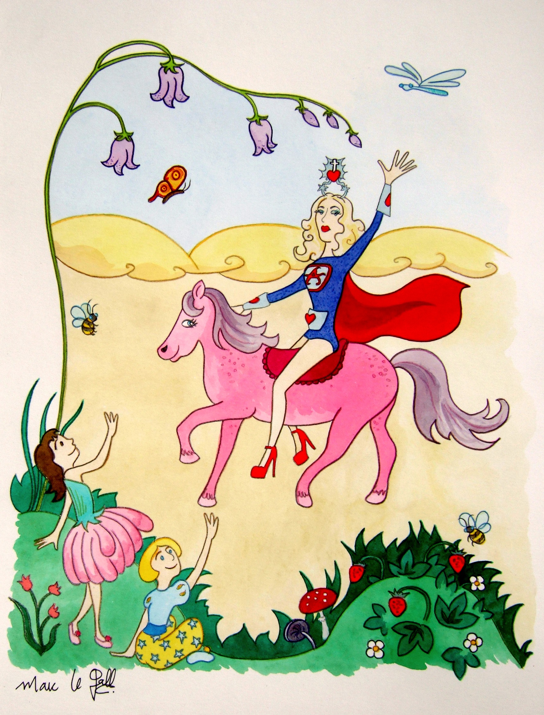 Poney Rose
