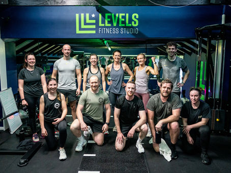 Photo of a group of people posing after a Small Group Personal Training Session 