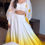 Thumbnail: Satin Silk Haldi Function Wear Soft Yellow White Lehenga For Women