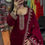 Thumbnail: Attractive Maroon Colour Chinon Silk Wear Kurti Set