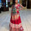 Thumbnail: Stylish Multi Colour Mirror Work Navratri Wear Lehenga Choli
