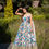 Thumbnail: Stylish Wear Digital Printed With Thread And Sequence Work Gown