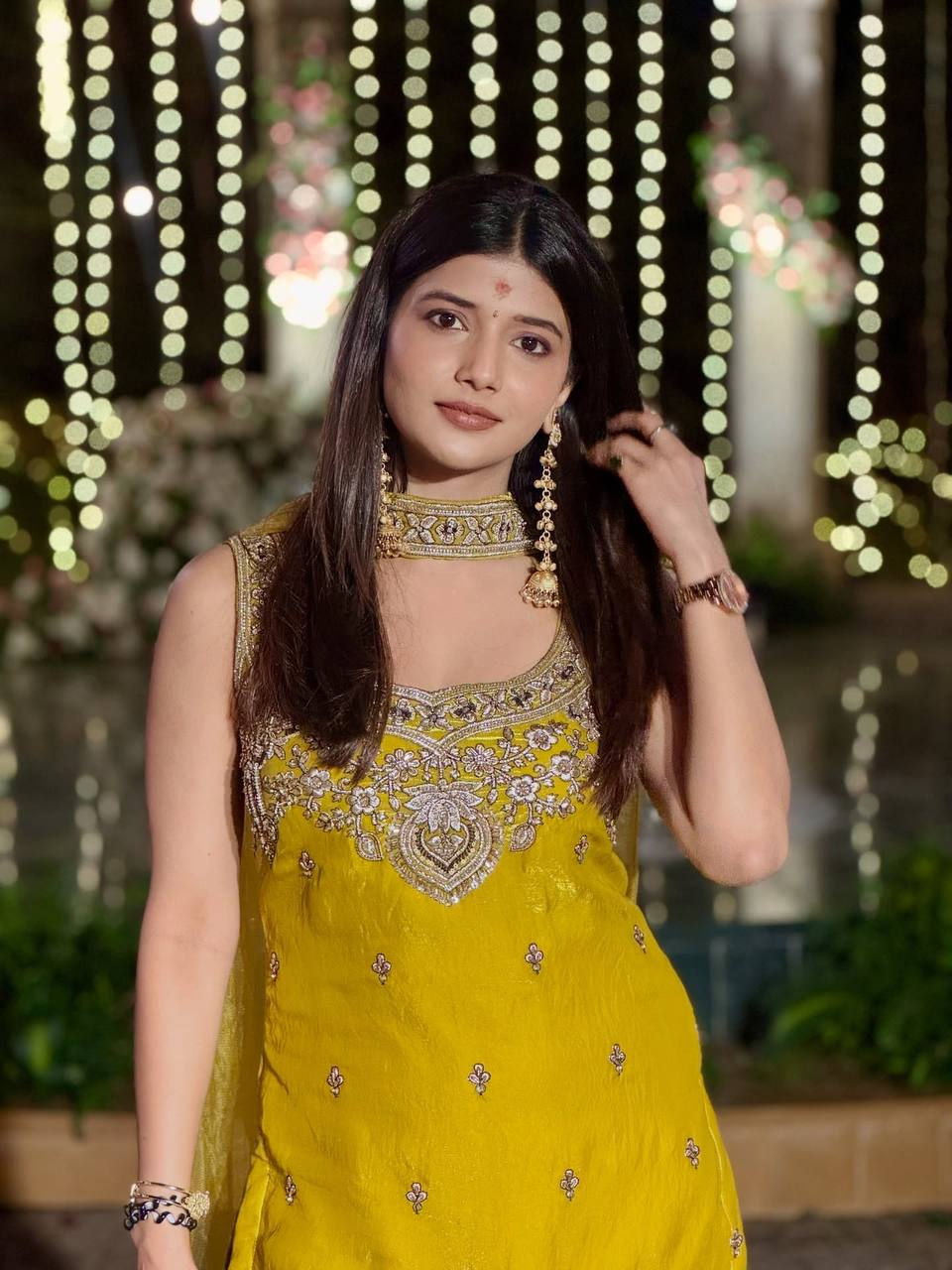 Classy Yellow Color Sharara Suit