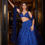 Thumbnail: Royal Blue Color Wedding Wear Thread With Sequence Work Lehenga Choli