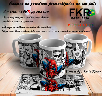 CANECA DE PORCELANA PERSONALIZADA