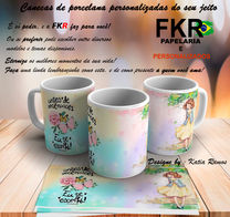 CANECA DE PORCELANA PERSONALIZADA