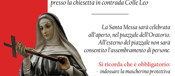 Celebrazioni in onore di Santa Rita
