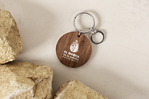 Vintage round wooden keychain mockup.png