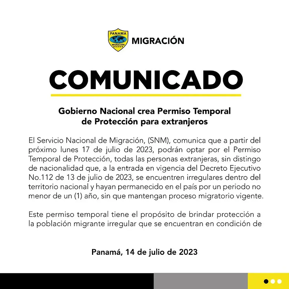 Comunicado Perú