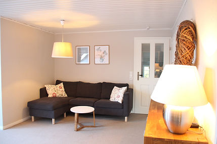 Wohnzimmer der Ferienwohnung Kirschblüte