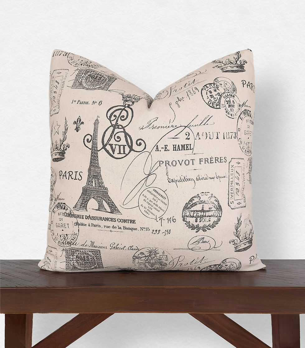 Thumbnail: Eiffel Tower Paris France Pillow - 18" x 18"