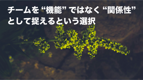 チームを“機能”ではなく“関係性”として捉えるという選択──ハイパー・チームマネジメント勉強会で気づいたホールシステムアプローチ