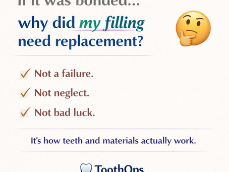 🦷 Why Dental Materials Don’t Behave Like Glue