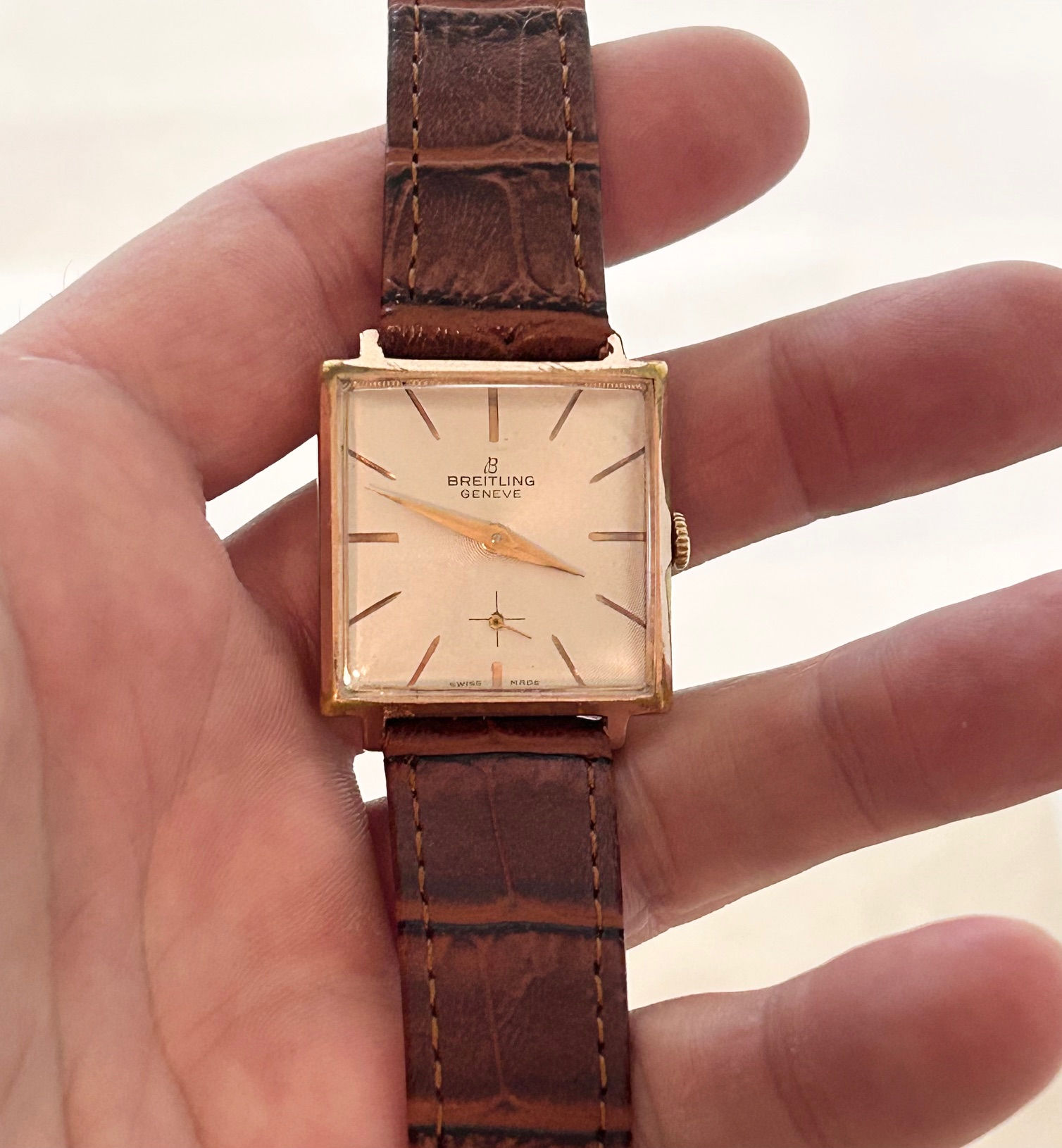 Rare Breitling Genève Manual Wind – Restored & Serviced (Men's/Unisex)