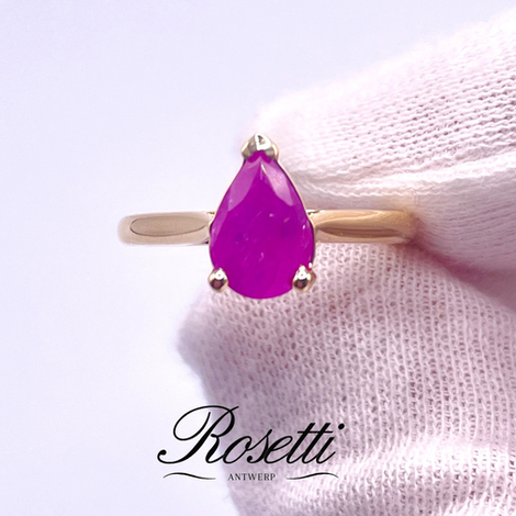 Pear Shaped Afghan No Heat Ruby