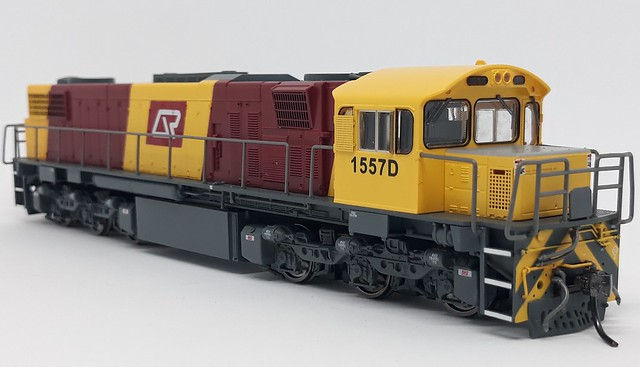 Thumbnail: HOn3.5 Queensland Rail 1550 Class locomotive #1557D Wuiske Models