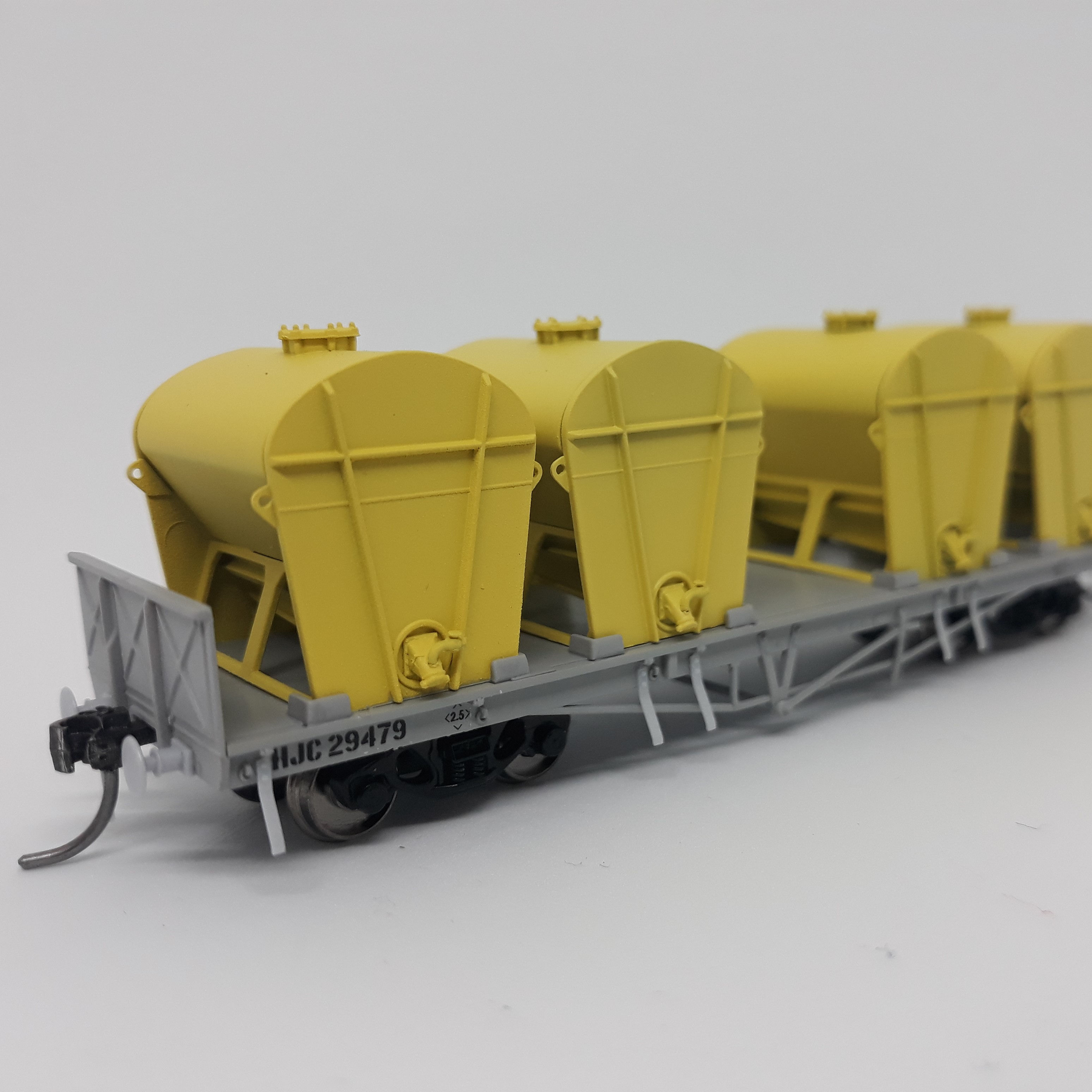 HOn3.5 Queensland Rail HJC Cement Wagon Set 5 Wuiske Models