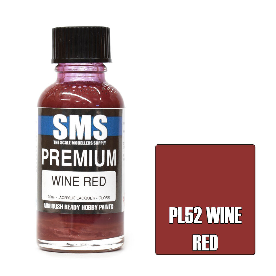 SMS Premium WINE RED RAL3005 30ml PL52