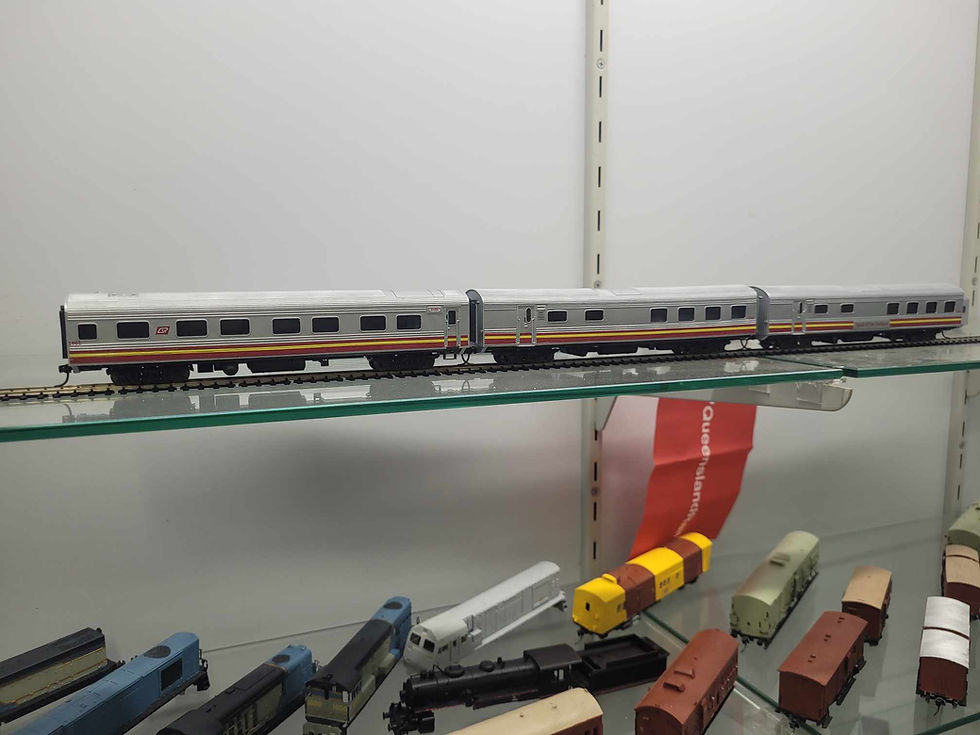 Thumbnail: Ready To Run QR Spirit of the Outback 10 car set HOn3.5 Tyson's Trains