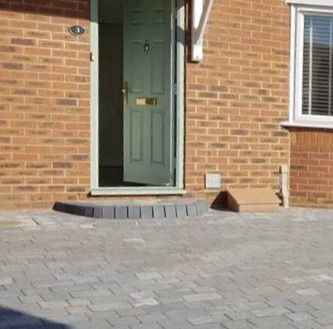 Block Paved Driveway And Curved Step By Driveway Installer Deal Kent