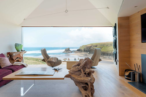 A pragmatic approach delivered a strong result at Llawnroc, Porthcothan Bay, Luxury house Cornwall, beach house cornwall, coastal house cornwall, holiday home cornwall