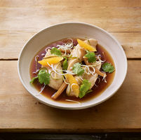 Braised Fillets of John Dory with Soy, Ginger & Celery recipe