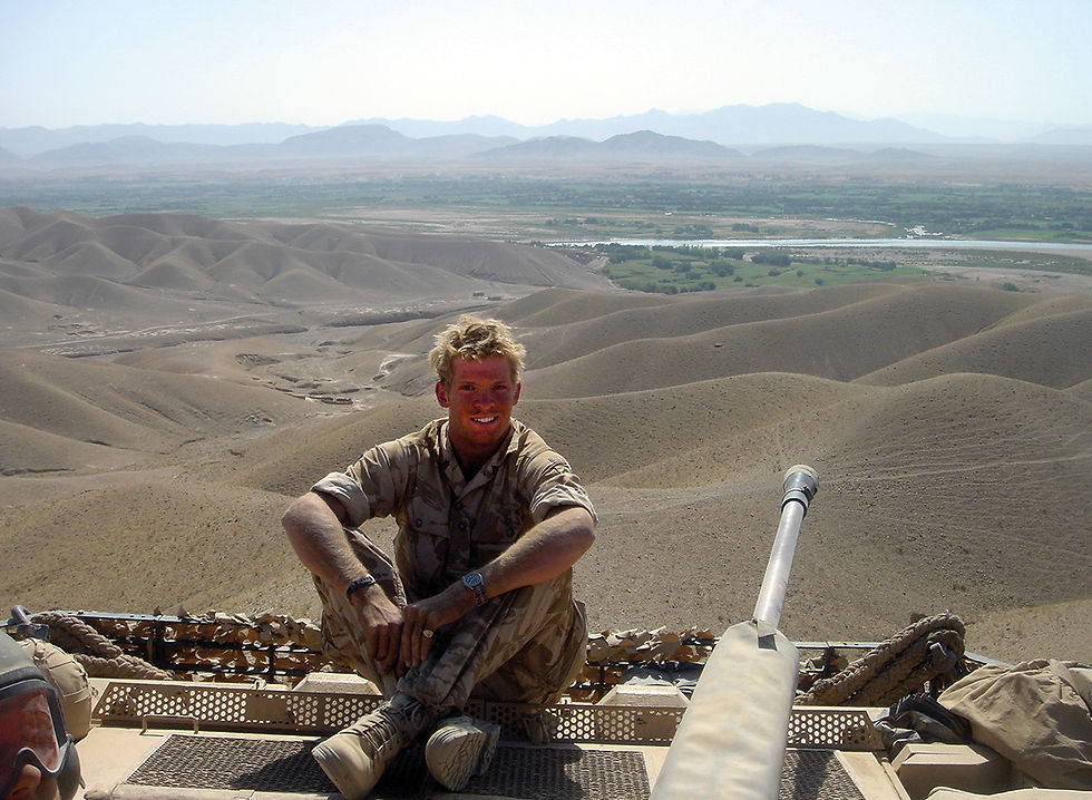 Overlooking Sangin in Afghanistan