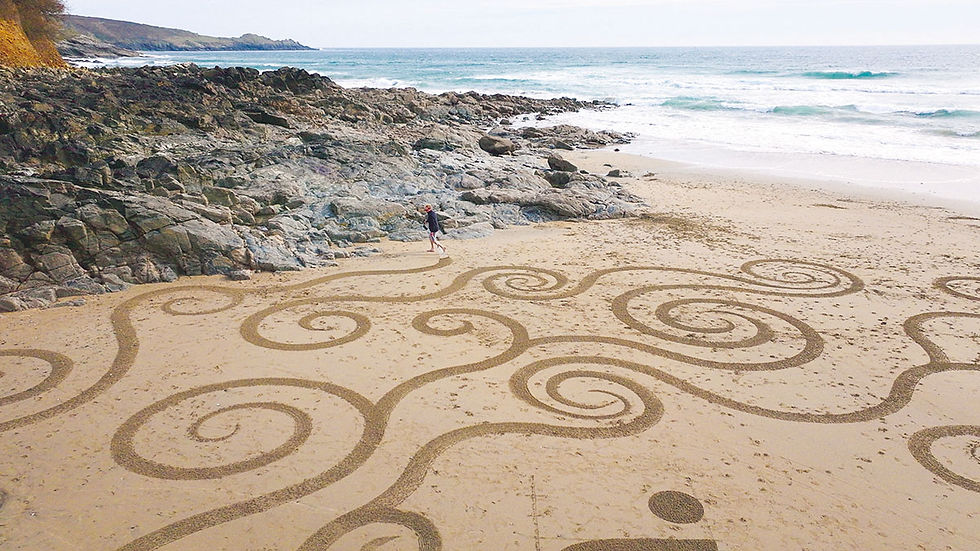 Sand art by Chris Howarth