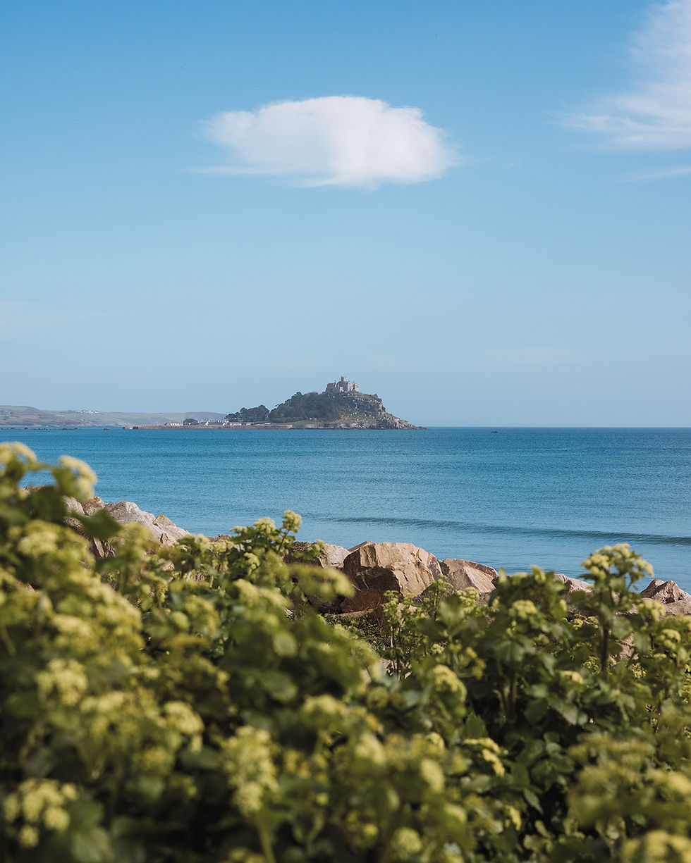 St Michael's Mount as seen from Mousehole