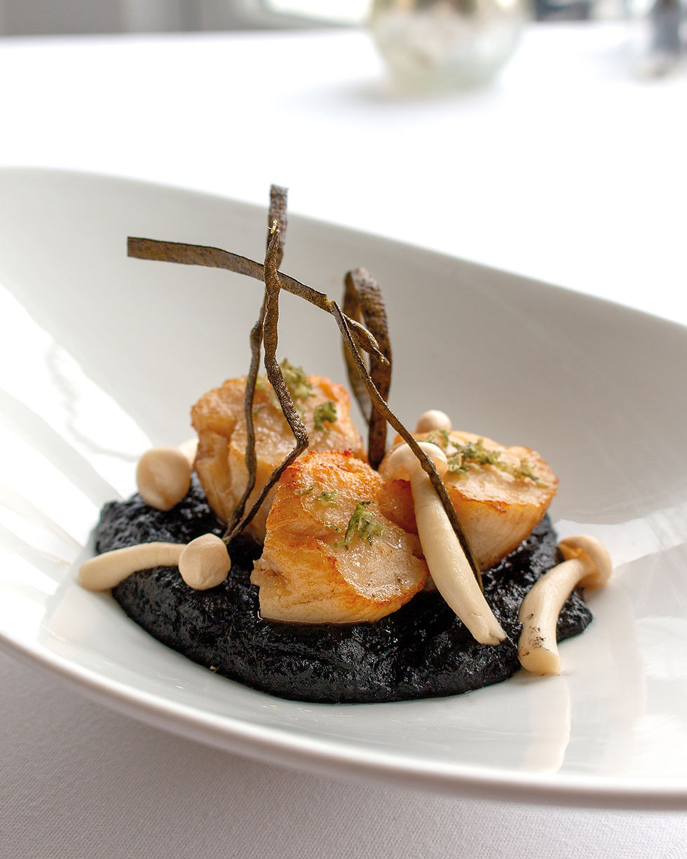 Fresh seafood at Hevva Restaurant at The Coverack Bay Hotel