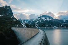 Jess Clark, Emosson Dam, Switzerland by David Wren