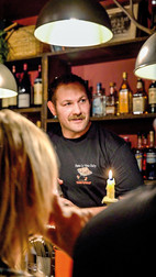 The range of drinks available at Coopers Bar in Redruth, Philleigh Way Cookery School, Rupert Cooper, Cooper's Bar