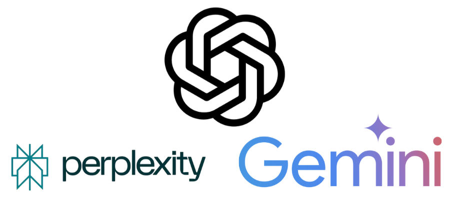 AI Search Tools examples, ChatGPT, Perplexity & Google Gemini