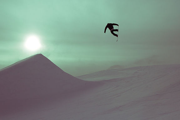 Justin Brisson, Sunshine Village, Canada by David Wren