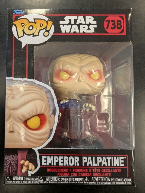 POP VINYL STAR WARS EMPEROR PALPATINE 738
