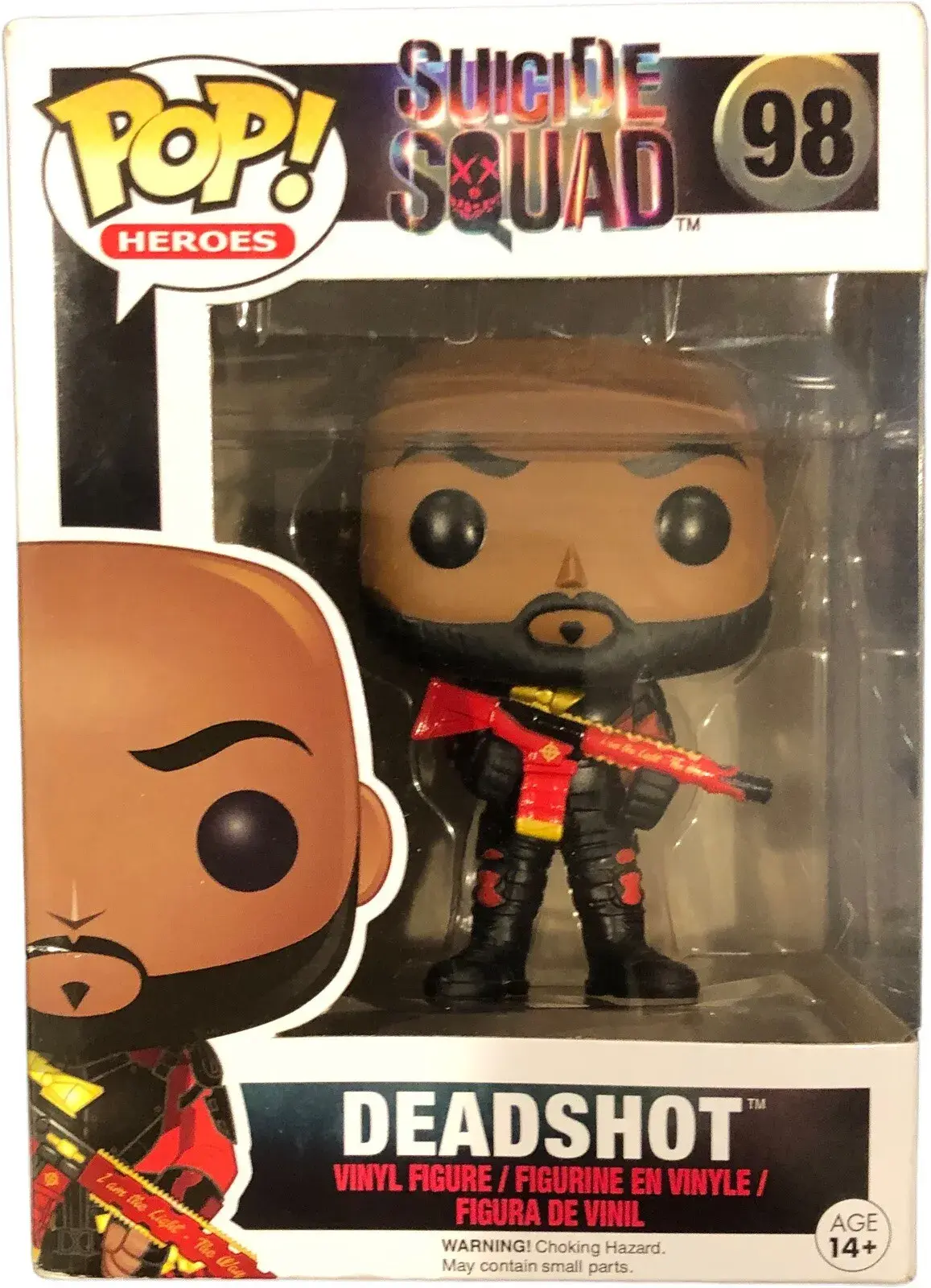 POP VINYL SUICIDE SQUAD DEADSHOT UNMASKED 98