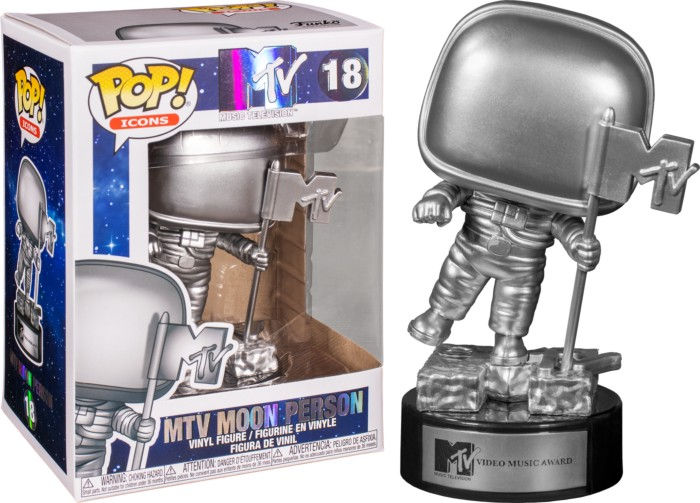 POP VINYL MTV MTV MOON PERSON SILVER 18