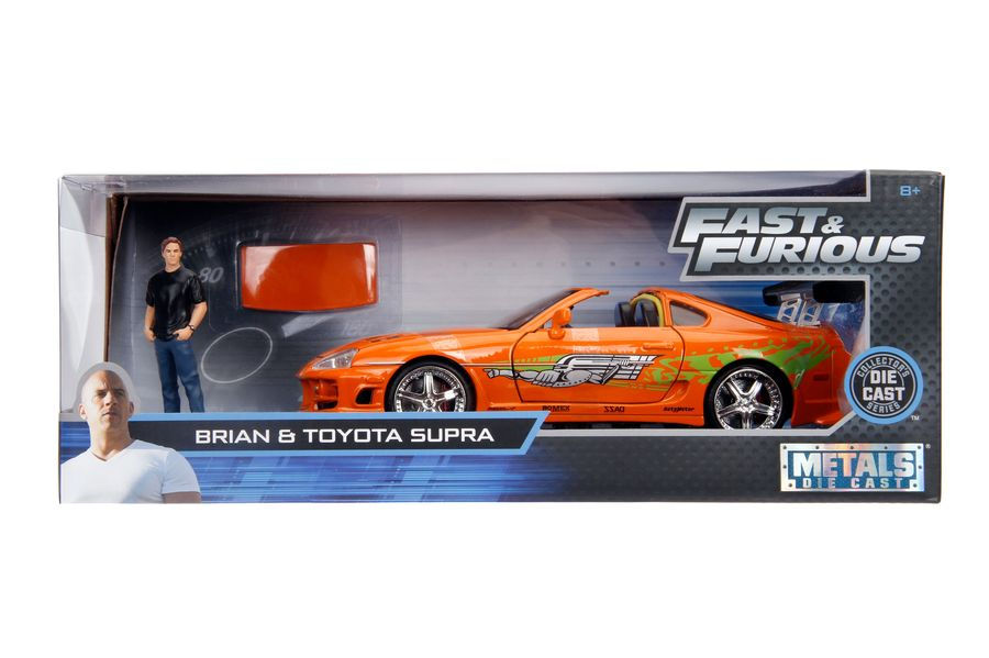 1:24 SCALE FAST & FURIOUS BRIAN AND TOYOTA SUPRA