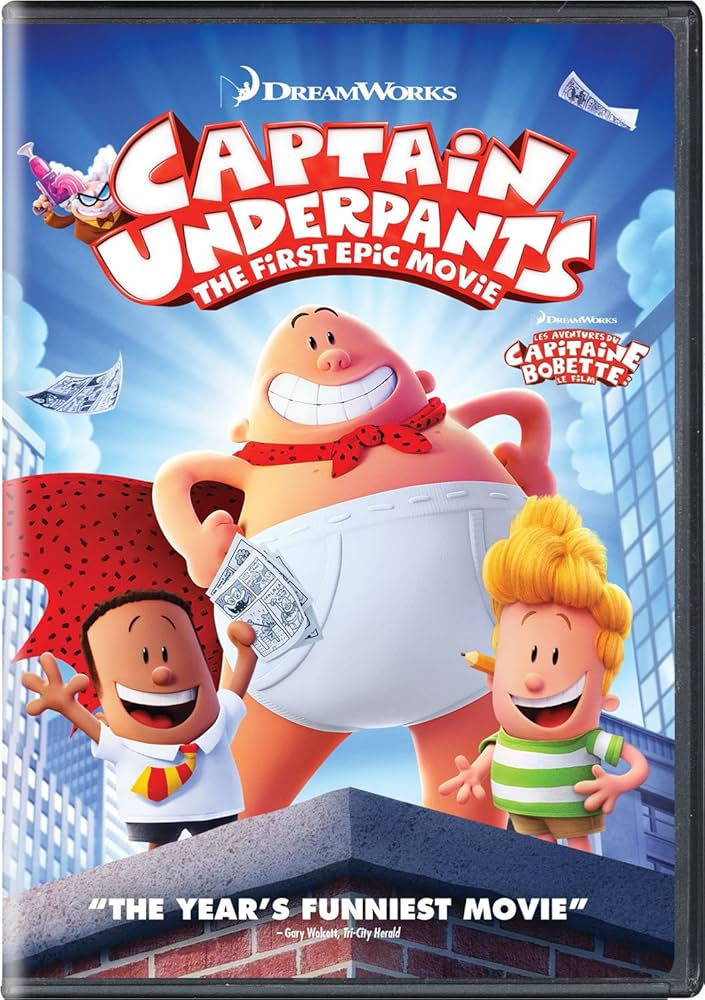 CAPTAIN UNDERPANTS FIRST EPIC MOVIE