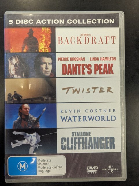 BACKDRAFT/DANTES PEAK/TWISTER/WATERWORLD/CLIFFHANGER